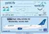 1:200 World2Fly Airbus A.330-300