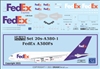 1:200 FedEx Airbus A.380-800F