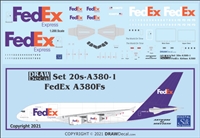 1:200 FedEx Airbus A.380-800F
