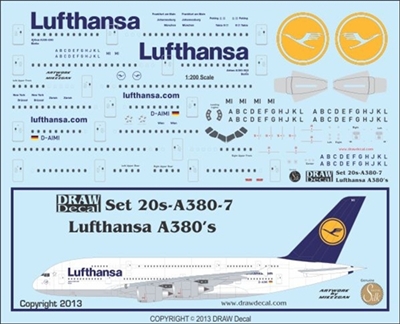 1:200 Lufthansa Airbus A.380