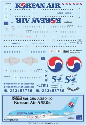 1:200 Korean Air Airbus A.380
