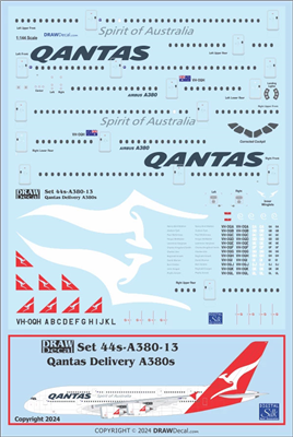 1:200 QANTAS (delivery cs) Airbus A.380-800