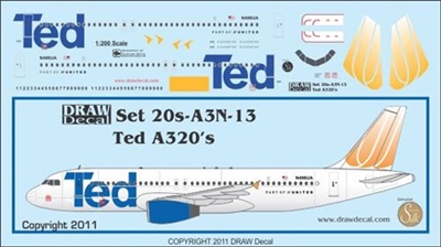1:200 Ted Airbus A.320