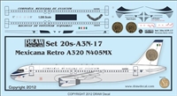 1:200 Mexicana 'Retro' Airbus A.320