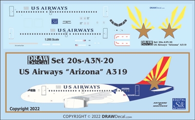 1:200 US Airways 'Arizona' Airbus A.319