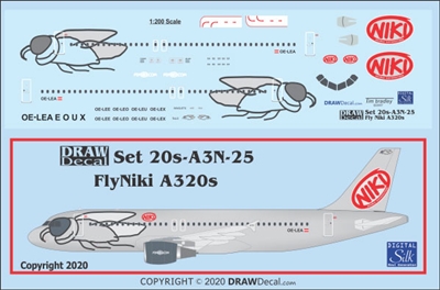 1:200 FlyNiki Airbus A.320