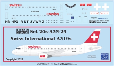 1:200 Swiss Airbus A.319