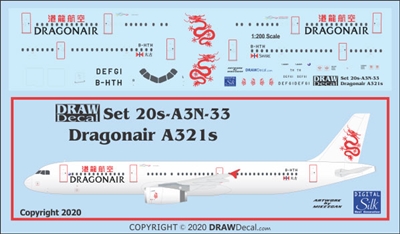 1:200 Dragonair Airbus A.321
