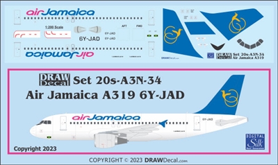 1:200 Air Jamaica Airbus A.319