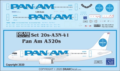 1:200 Pan Am (billboard cs) Airbus A.320