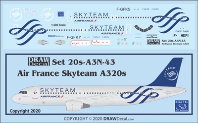 1:200 Air France 'Skyteam' Airbus A.320