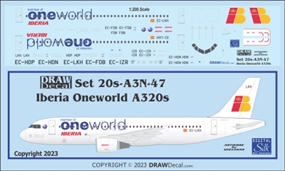 1:200 Iberia 'OneWorld' Airbus A.320