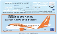 1:200 EasyJet (2015 cs) Airbus A.319