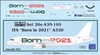 1:200 ITA (Italia Trasporto Aereo) 'Born in 2021' Airbus A.320