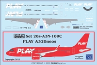 1:200 PLAY Airbus A.320NEO (with Corogard)