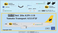 1:200 Yamato Transport Company Airbus A.321F