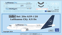 1:200 Lufthansa City Airbus A.319