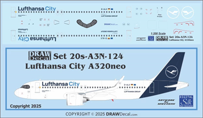 1:200 Lufthansa City Airbus A.320NEO