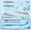 1:200 Korean Air (2026 cs) Airbus A.321NEO (with Corogard)
