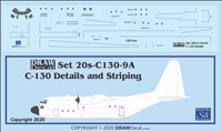 1:200 C.130 Hercules Details with Wing Striping