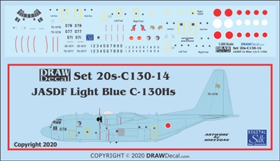 1:200 Japan Air Self Defence Force C-130H Hercules (blue cs)