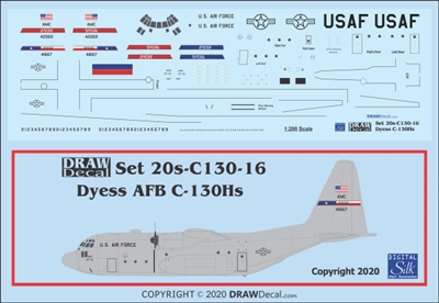 1:200 USAF 'Dyess AFB, Texas' C.130H Hercules