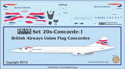 1:200 British Airways 'Union Flag' Concorde