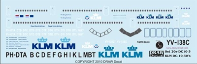 1:200 KLM McDD DC10-30