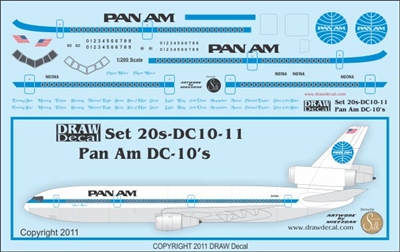 1:200 Pan Am McDD DC-10-10 / -30