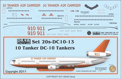 1:200 10 Tanker Air Carrier McDD DC-10-30