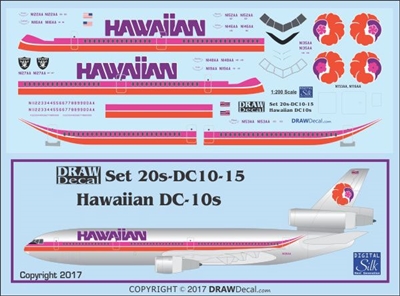 1:200 Hawaiian Air McDD DC -10-10
