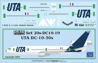 1:200 UTA France McDD DC-10-30
