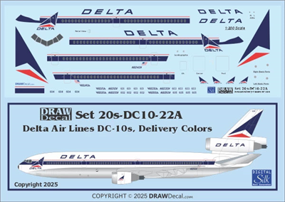 1:200 Delta Airlines  McDD DC-10-10