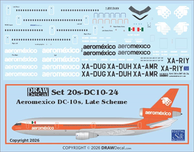 1:200 AeroMexico McDD DC-10-30 / -15