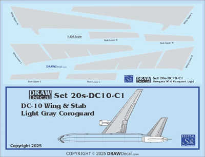 Douglas DC-10 Light Grey Corogard