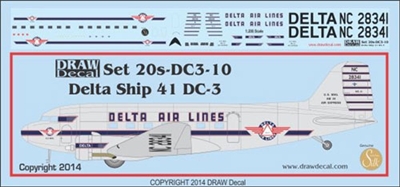1:200 Delta 'Ship 41' Douglas DC-3