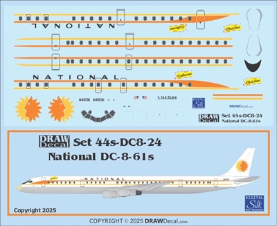 1:200 National Airlines Douglas DC-8-61
