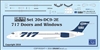 1:200 Boeing 717-200 Door, window and windshield set