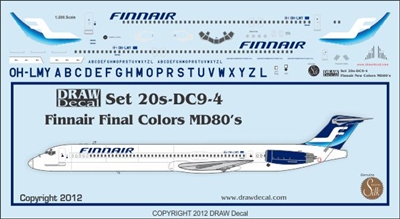 1:200 Finnair McDD MD-80