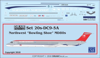 1:200 Northwest 'Bowling Shoe' McDD MD-80