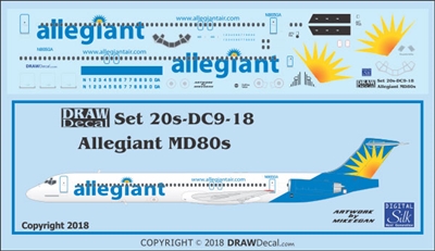 1:200 Allegiant Air McDD MD-80