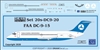 1:200 Federal Aviation Administration Douglas DC-9-15