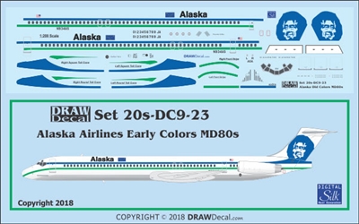1:200 Alaska Airlines McDD MD80