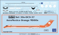 1:200 AeroMexico McDD MD-80