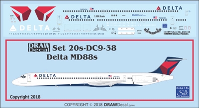 1:200 Delta Airlines (2007 cs) McDD MD-88