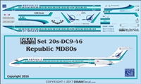 1:200 Republic Airlines McDD MD-80