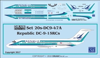 1:200 Republic Airlines Douglas DC-9-15RC