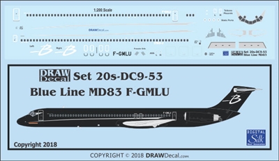 1:200 Blue Line McDD MD80