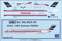 1:200 US Air McDD MD80