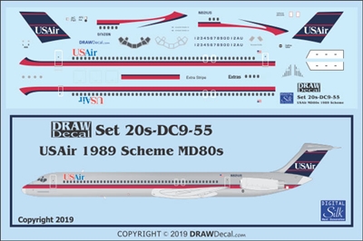 1:200 US Air McDD MD80